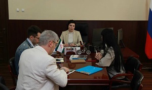 Залина Льянова дала интервью журналистам информационного агентства «Вестник Кавказа»