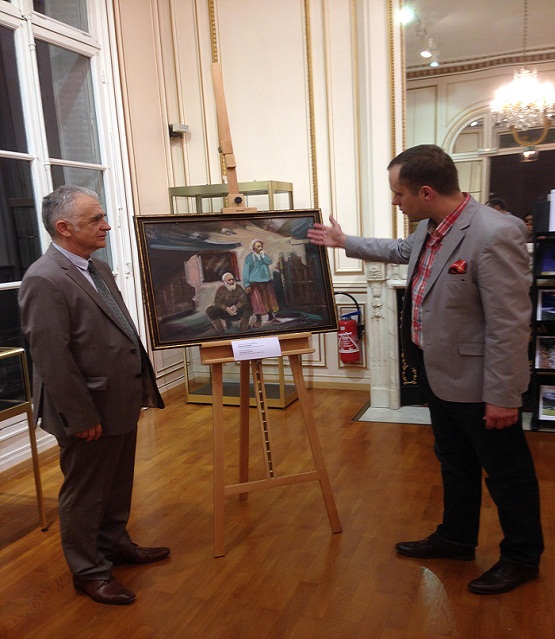 В рамках Дней культуры Ингушетии во Франции, в Российском центре культуры и науки были выставлены работы ингушских художников