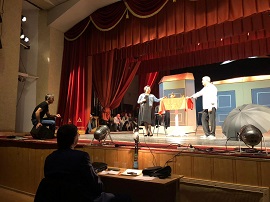 Министр культуры Дзейтов Темерлан побывал на репетиции в Ингушском государственном Драматическом театре им.Идриса Базоркина