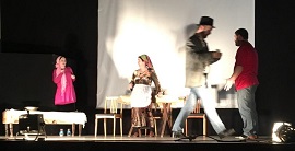 В Доме культуры с.п Долаково прошёл спектакль «Сихденна маьрел» («Поспешное замужество»)